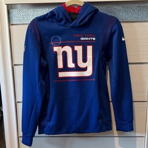 Nike Blue New York Giants Pullover Hoodie